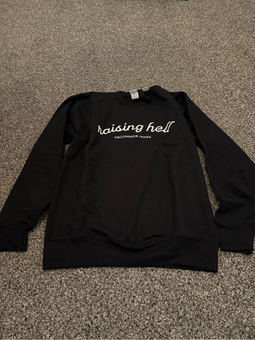 Uncommon James Black 'Raising Hell' Crewneck Sweatshirt
